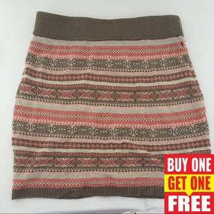 knit mini skirt